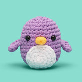 Pierre the Penguin Purple Crochet Kit