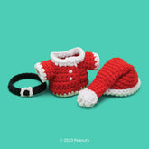 Tiny Snoopy Santa Outfit Accessory Kit