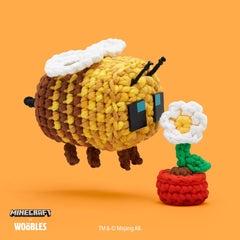 Tiny Minecraft Potted Daisy Accessory Kit