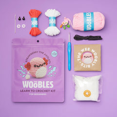 Strawberry the Axolotl Crochet Kit