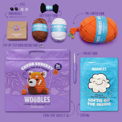 Soli the Red Panda Extra Squeezy Crochet Kit