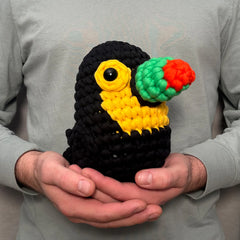 Mango the Toucan Extra Squeezy Crochet Kit